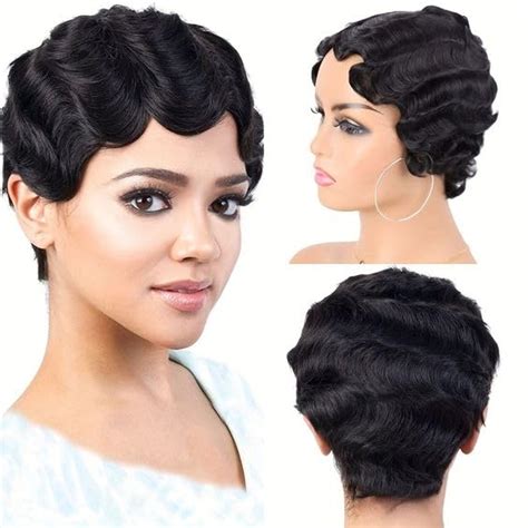 Amazon Hotjar Pixie Cut Wigs For Black Women Short Human Hair