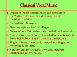 Indian Vocal Music | PPT