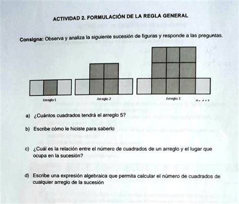 Solved Actividad Formulaci N De La Reola General Consigna Observa