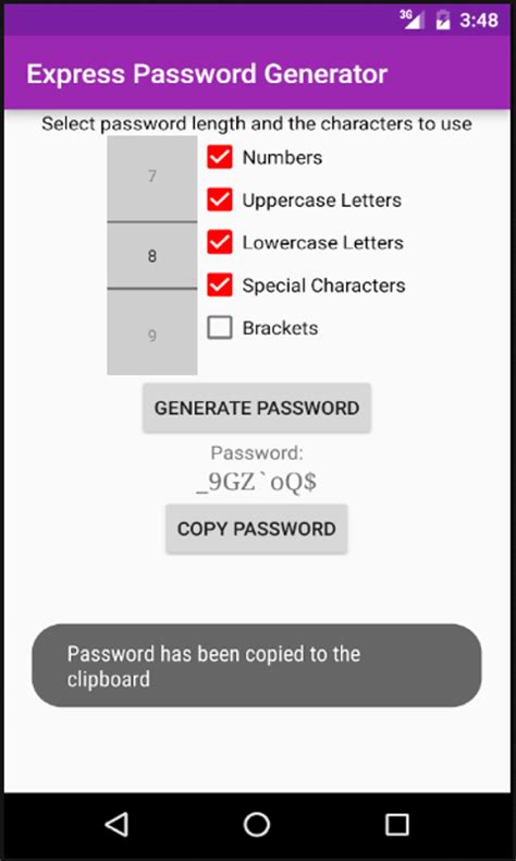 Express Password Generator App Su Amazon Appstore