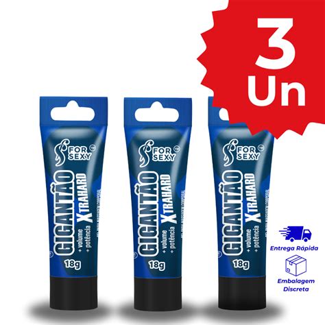 Kit 3 Un Gel Gigantão Masculino Dilatador Sex Shop Produtos para Casal Homens Volumão