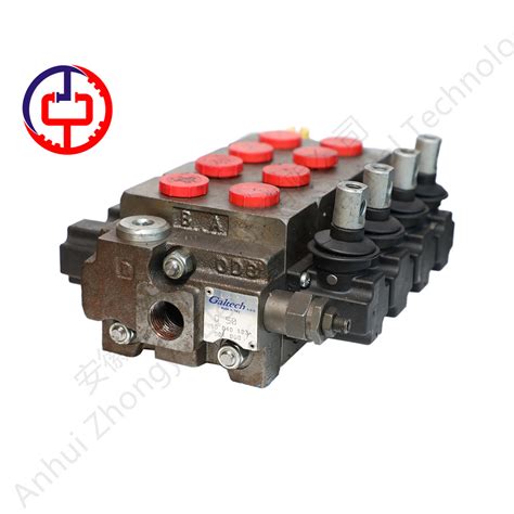 Hydraulic Control Valve 4 Way Hydraulic Valve Manual Operate Hydraulic Valve With Hydraulic