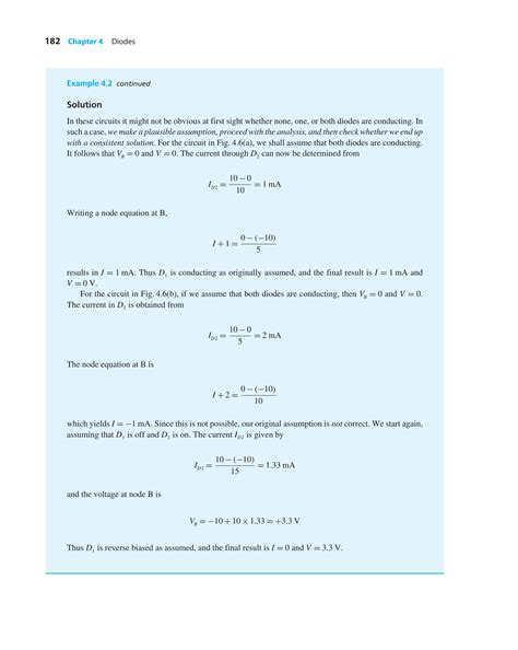 diodes - Where is my MISTAKE in my solution? - Electrical Engineering