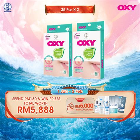 Oxy Anti Bacterial Day Acne Patch Cm S Twin Pack Fight