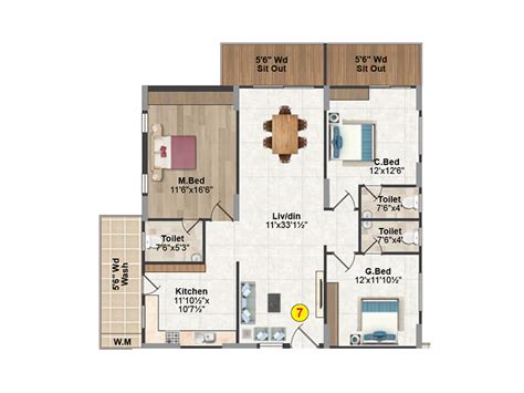 Kinetic Palazzo In Nallagandla Hyderabad Price Brochure Floor Plan