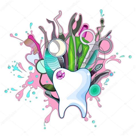 Arte Vectorial En Formato Adobe Illustrator Eps Dental Wall Art