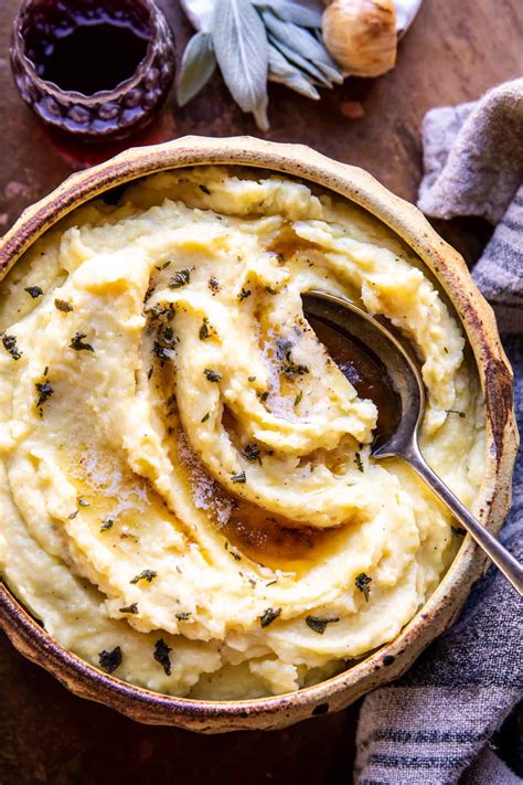 Make Ahead Roasted Garlic Mashed Potatoes Half Baked Harvest