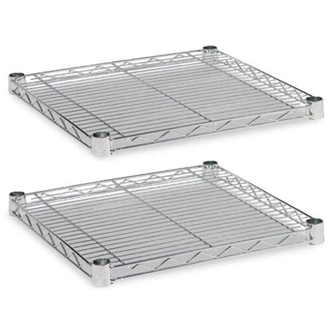 Alera Industrial Wire Shelving Extra Wire Shelves 18 X 18 2 Pack