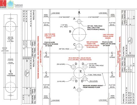 Hager 3800S Series Grade 1 Zinc Mortise Sectional Lockset-www ...