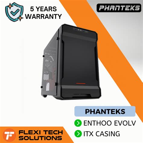 Flexi Tech Phanteks Enthoo Evolv Itx Tempered Glass Rgb Pc Desktop Mitx