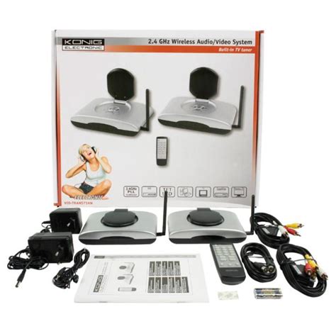 Transmisor Audio Video Ghz Con Sintonizador De Tv Accesorios