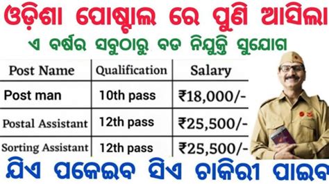 Latest Jobs Odisha Govt Job