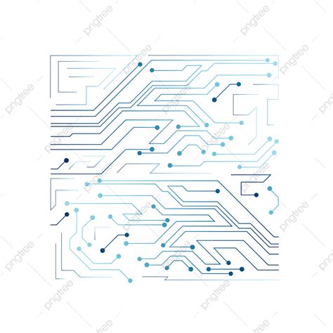 Gambar Gaya Sirkuit Gaya Abstrak Tekstur Gaya Teknologi Gradien Biru Sirkuit Papan Sirkuit
