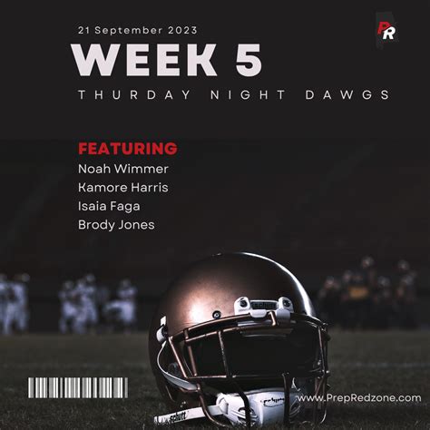 Week 5 - Thursday Night Dawgs - Prep Redzone