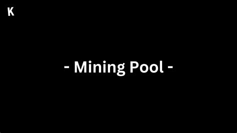 What Is A Mining Pool Krypto Channel