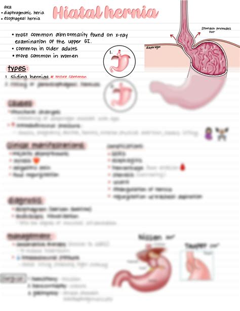 Solution Hiatal Hernia Digital Notes Studypool