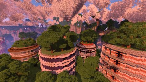 Kirigakure (Hidden Mist Village) - Naruto Shippuden Minecraft Map