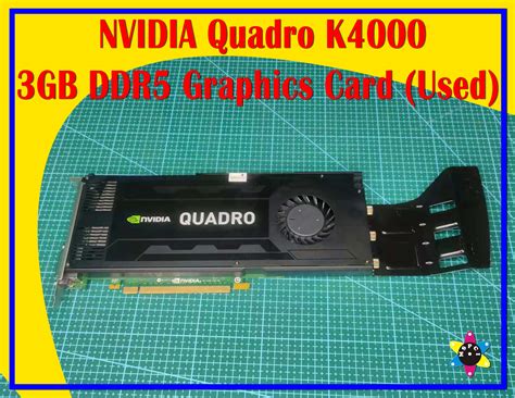 NVIDIA Quadro K4000 3GB DDR5 192Bit Graphics Card (Used) | Lazada PH