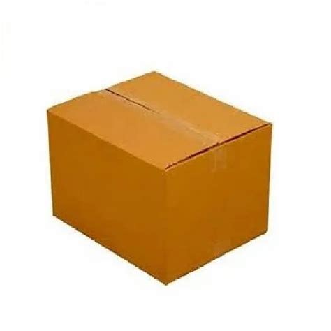 Brown Rectangular Fb 342 Corrugated Box 7 9x4 5x4 1 Inch 3 Ply Weight