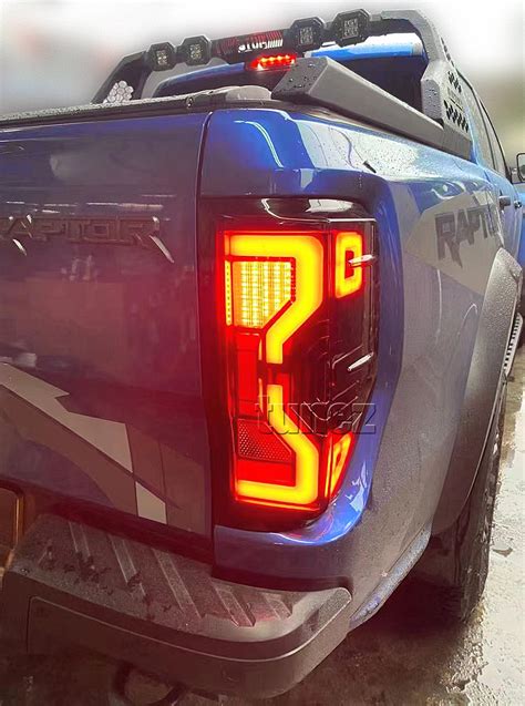 Sequential Led Smoke Tail Rear Lights Lamp For Ford Ranger T Px Wildt