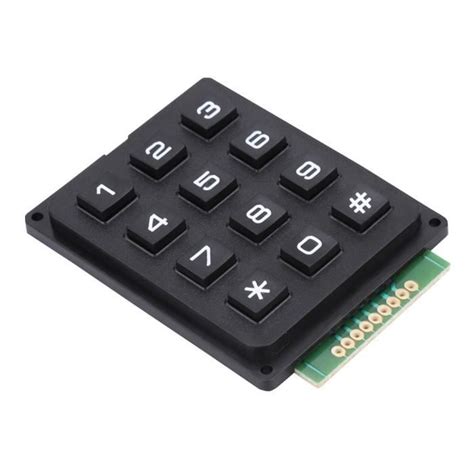 Module Clavier Modules Clavier Avec 12 Touches 3x4 Boutons Poussoirs