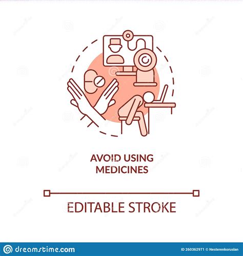 Cns Stimulants Concept Icon Cartoon Vector 196442469
