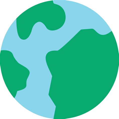 Earth Flat Icon Vector Art At Vecteezy