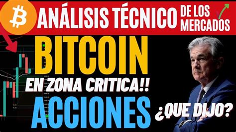 Bitcoin En Zona Critica Acciones Impacto De Lo Que Dijo Jerome Powell