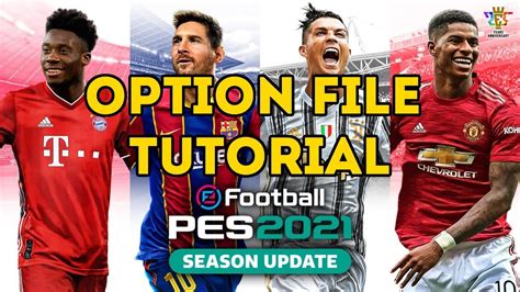 Option File Efootball Pes Tutorial Pt Youtube