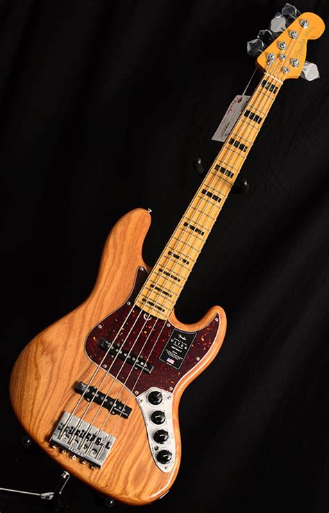 Fender American Ultra Jazz Bass V 5 String Natural Ultra Jazz Guitar