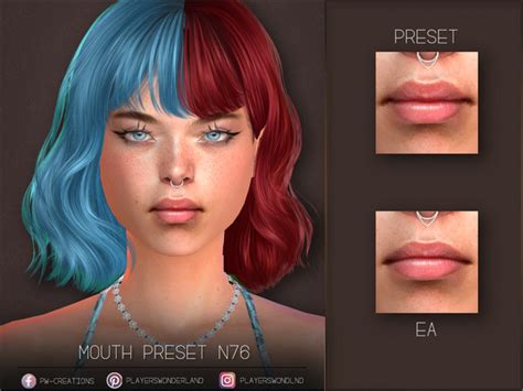 The Sims Resource Mouth Preset N