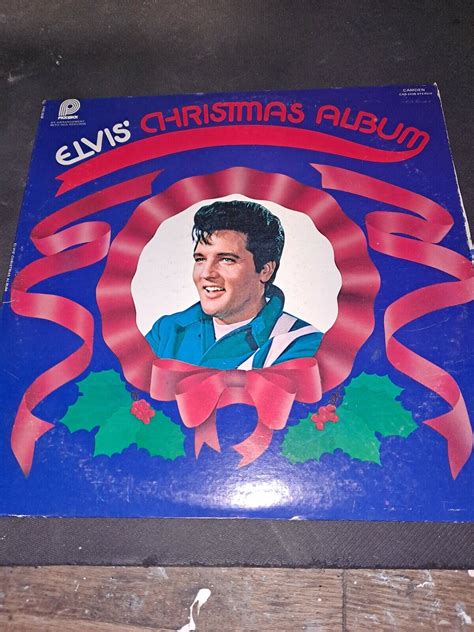 Elvis Presley Elvis Christmas Album Vintage Christmas Vinyl Record Lp Album Ebay