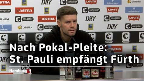 Nach Pokal Pleite Fc St Pauli Empf Ngt Greuther F Rth Youtube