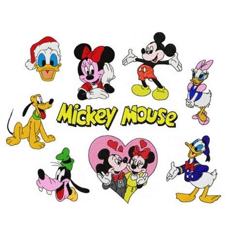 Mickey Mouse Disney Embroidery Designs