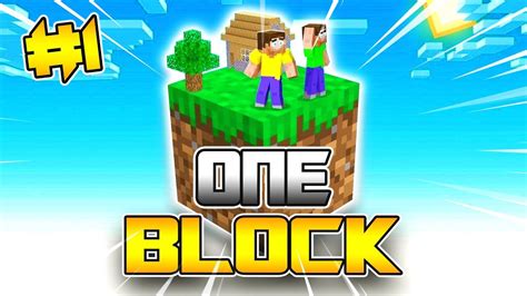 Playing Minecraft One Block For The First Time Oneblock 1 YouTube