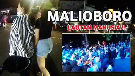 Parkiran Malioboro Penuh Full Lautan Manusia Jcc Jogja Youtube