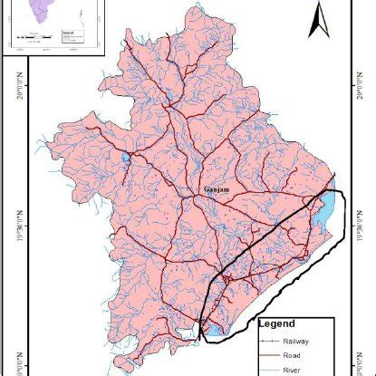 Study area of part of Ganjam District | Download Scientific Diagram