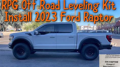 2023 Ford Raptor RPG Leveling Kit Install YouTube