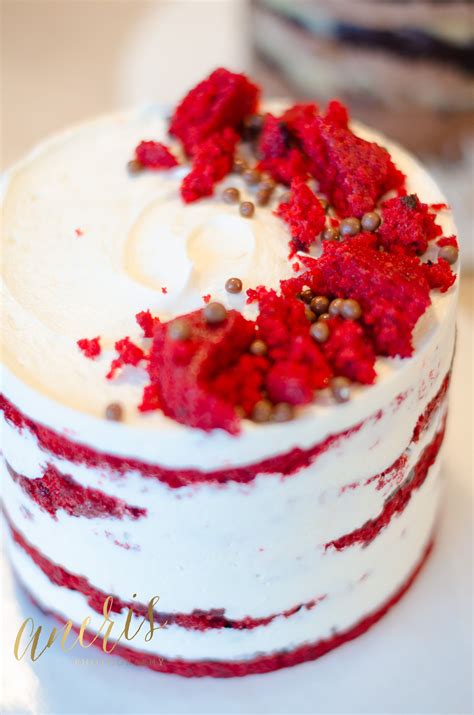 Red Velvet Naked Cake Photo By Aneris Photos Anerisphotography