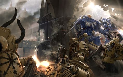 Warhammer 40 000 Mech Dreadnought Ultramarines HD Wallpaper Rare