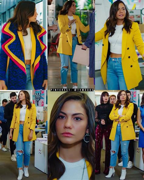 Erkenci Ku Sanem Episode Looks Roupas Estilos