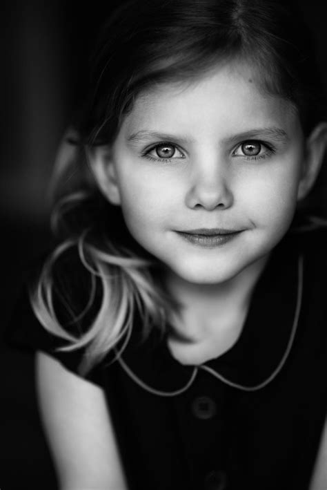 Black And White Portrait Black And White Child Portrait Kids