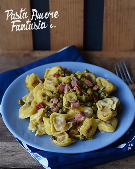 Tortellini Al Prosciutto Piselli E Panna Primo Piatto