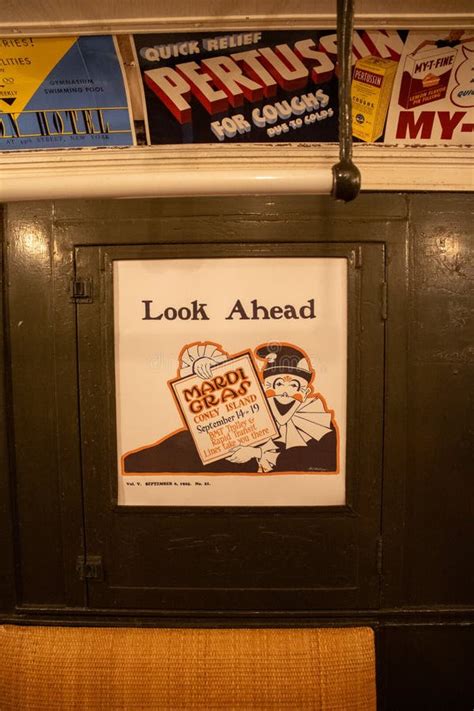 Posters At The Subway Station In The New York Transit Museum Downtown