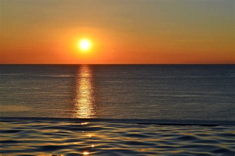 Gratis foto Glow Havet Glöd Havet Solnedgång Gratis bild på