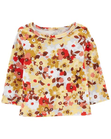 Multi Baby 3 Piece Floral Tee And Denim Jumper