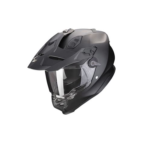 Casque Scorpion Exo Adf Air Solid Noir Nacr Mat