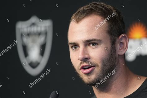 Las Vegas Raiders Hunter Renfrow Speaks Editorial Stock Photo Stock