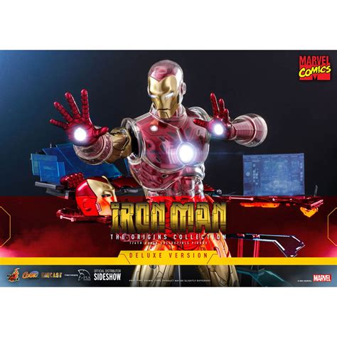 Hot Toys Marvel Iron Man 1 6 Scale Deluxe The Origins Collection Merchandise Zavvi UK