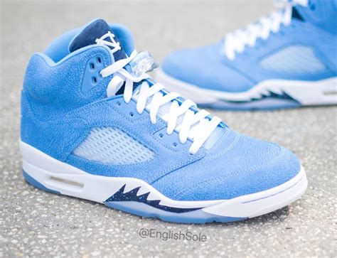 Air Jordan 5 UNC North Carolina PE - Sneaker Bar Detroit